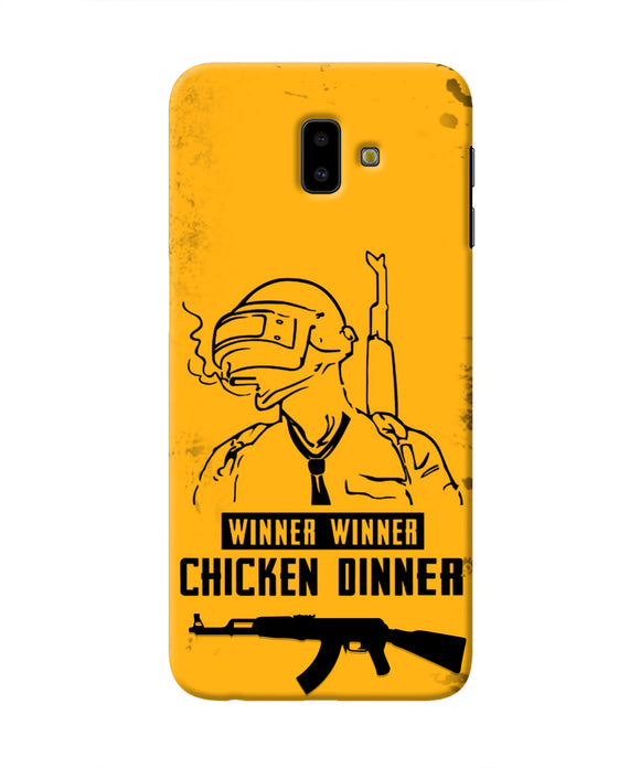 PUBG Chicken Dinner Samsung J6 plus Real 4D Back Cover