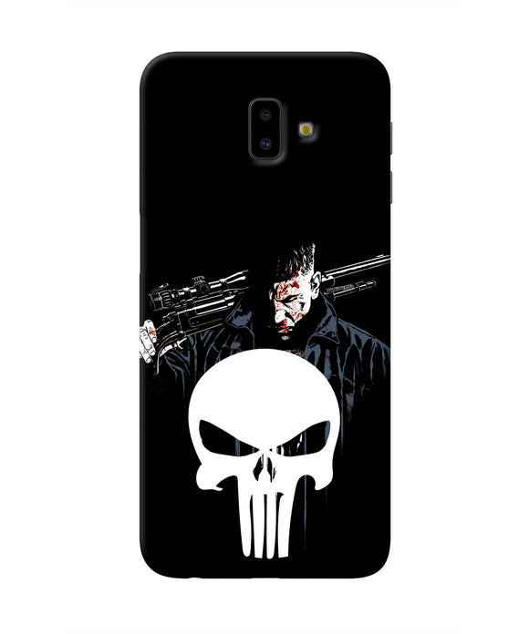 Punisher Character Samsung J6 plus Real 4D Back Cover