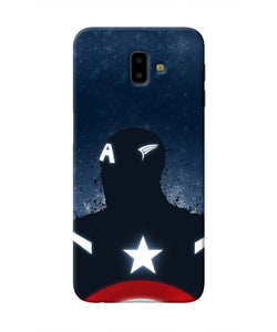 Captain america Shield Samsung J6 plus Real 4D Back Cover