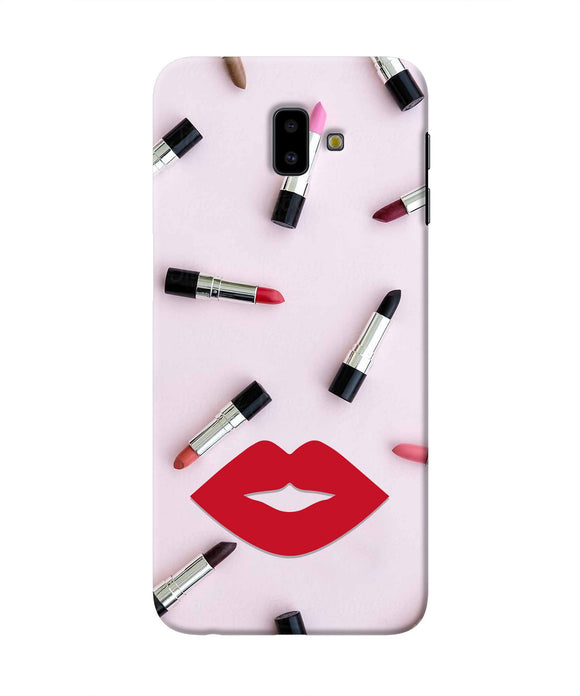 Lips Lipstick Shades Samsung J6 plus Real 4D Back Cover