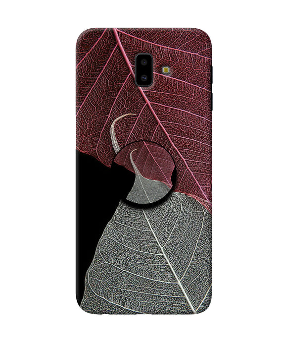 Leaf Pattern Samsung J6 plus Pop Case