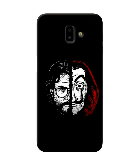 Money Heist Professor Mask Sketch Samsung J6 plus Back Cover