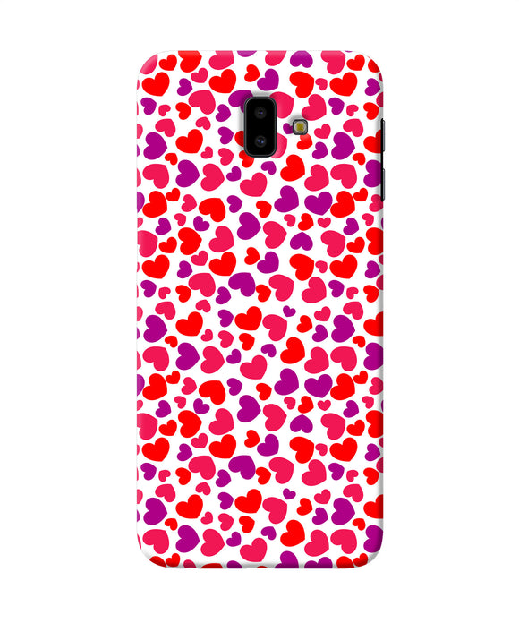 Heart Print Samsung J6 Plus Back Cover