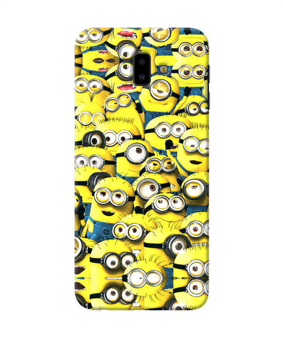 Minions Mini Crowd Samsung J6 Plus Back Cover