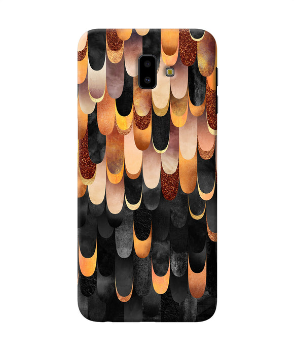 Abstract Wooden Rug Samsung J6 Plus Back Cover