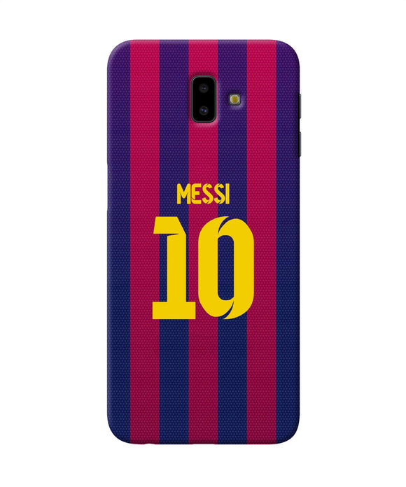 Messi 10 Tshirt Samsung J6 Plus Back Cover
