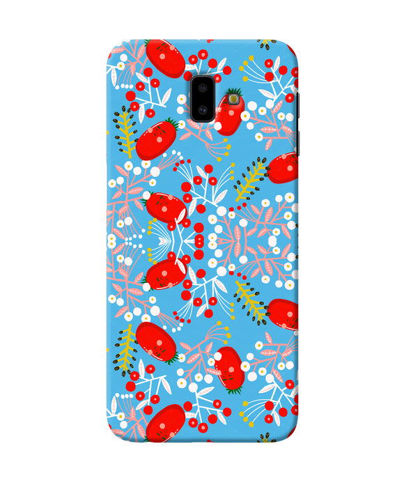 Small Red Animation Pattern Samsung J6 Plus Back Cover