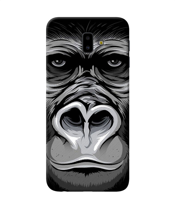 Black Chimpanzee Samsung J6 Plus Back Cover