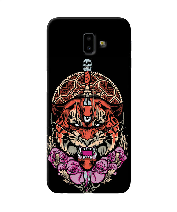 Abstract Tiger Samsung J6 Plus Back Cover