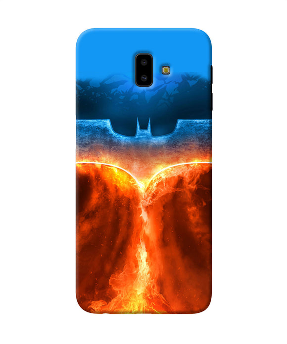 Burning Batman Logo Samsung J6 Plus Back Cover