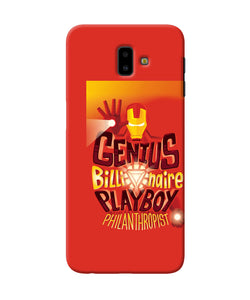 Back Cover Samsung J6 Plus Cover Online Ironman Quote Samsung J6