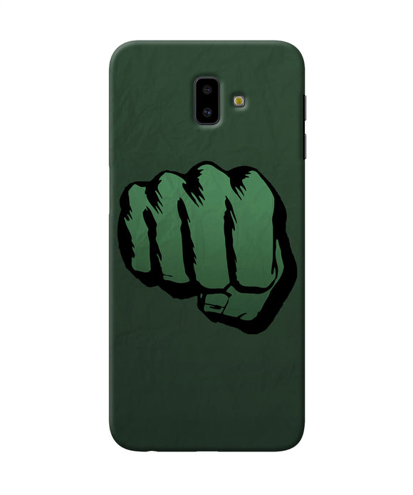 Hulk Smash Logo Samsung J6 Plus Back Cover