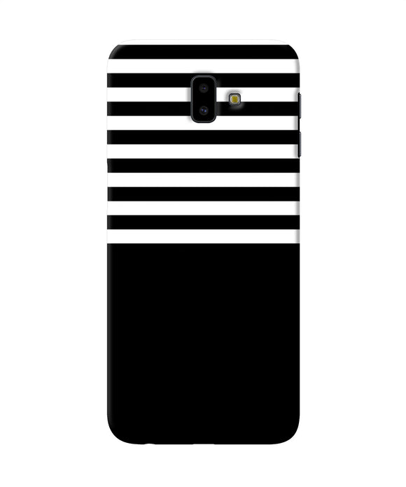Black And White Print Samsung J6 Plus Back Cover