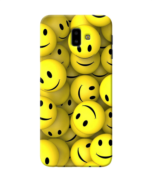 Smiley Balls Samsung J6 Plus Back Cover