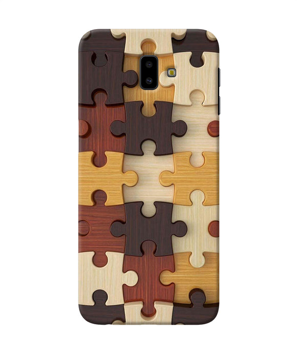 Wooden Puzzle Samsung J6 Plus Back Cover