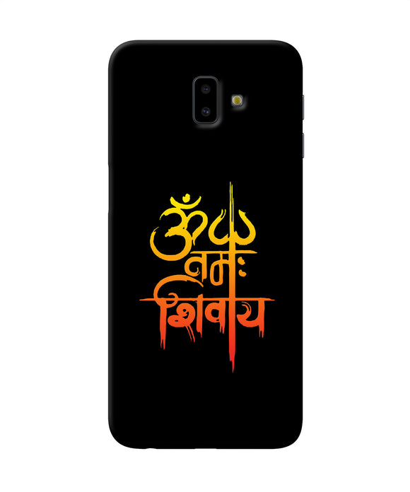 Om Namah Shivay Text Samsung J6 Plus Back Cover