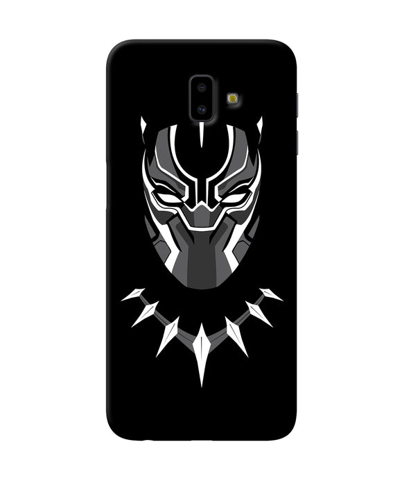 Black Penthon Cartoon Samsung J6 Plus Back Cover