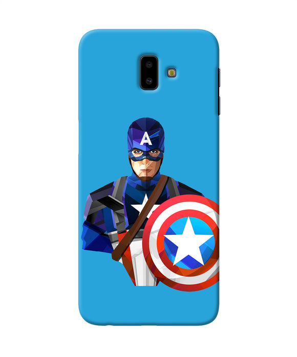 Captain America Character Samsung J6 Plus Back Cover