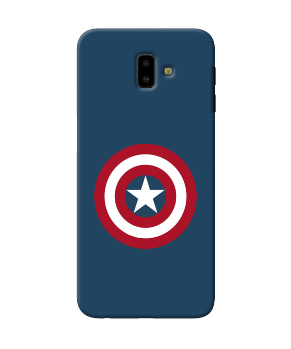Captain America Logo Samsung J6 Plus Back Cover