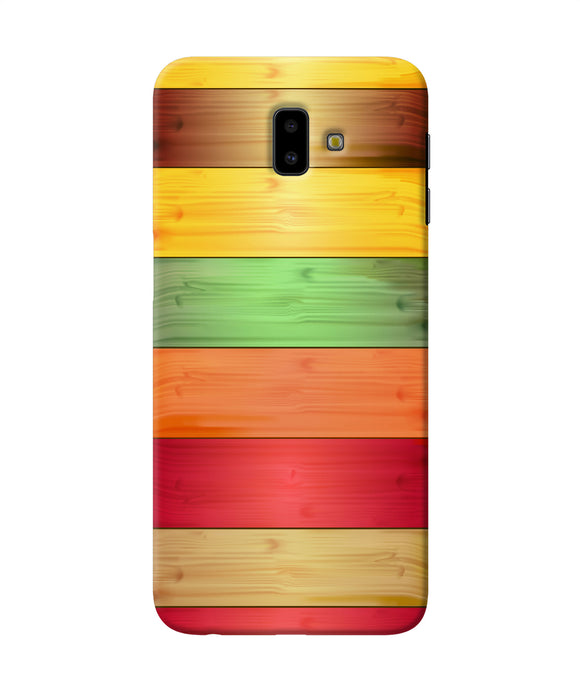Wooden Colors Samsung J6 Plus Back Cover