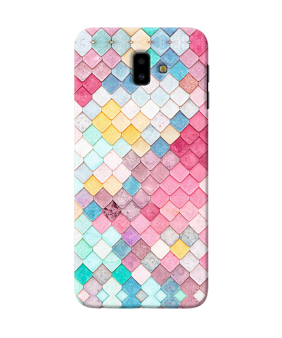Colorful Fish Skin Samsung J6 Plus Back Cover