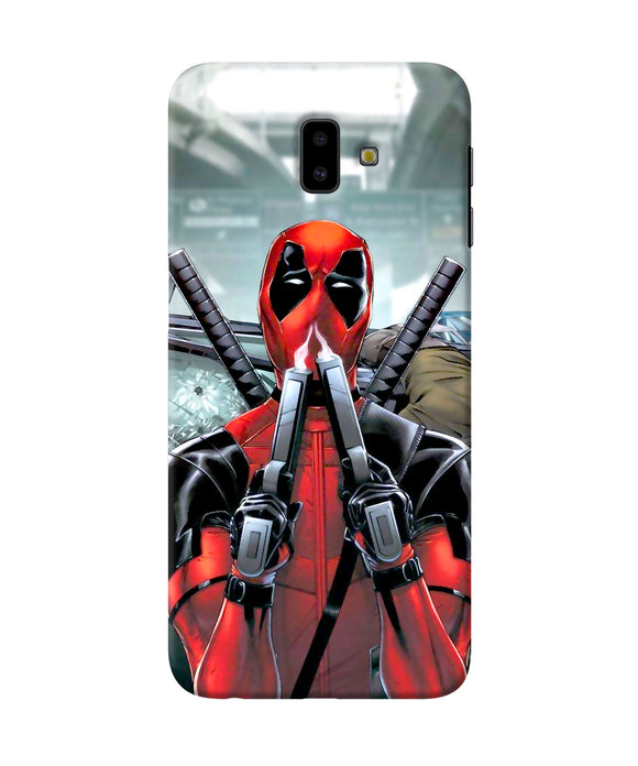 Deadpool With Gun Samsung J6 Plus Back Cover