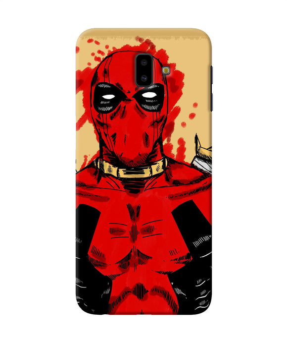 Blooded Deadpool Samsung J6 Plus Back Cover