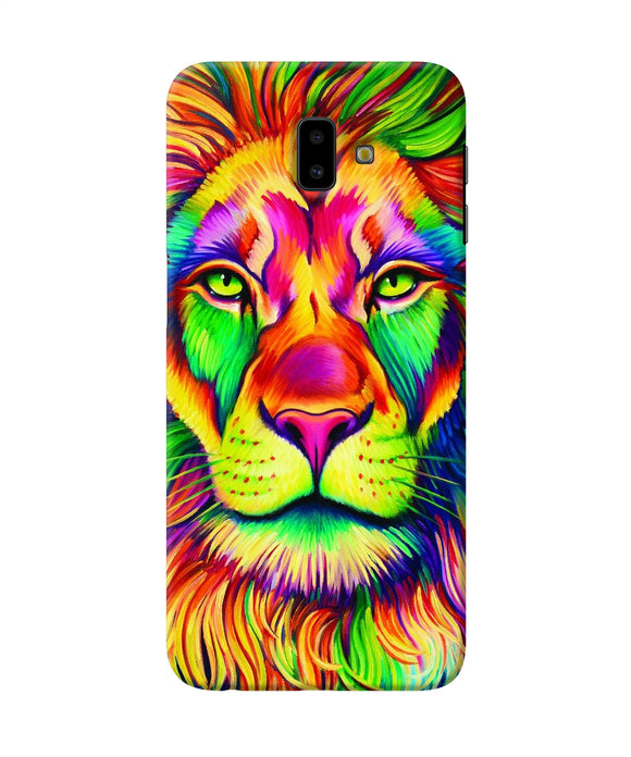 Lion Color Poster Samsung J6 Plus Back Cover