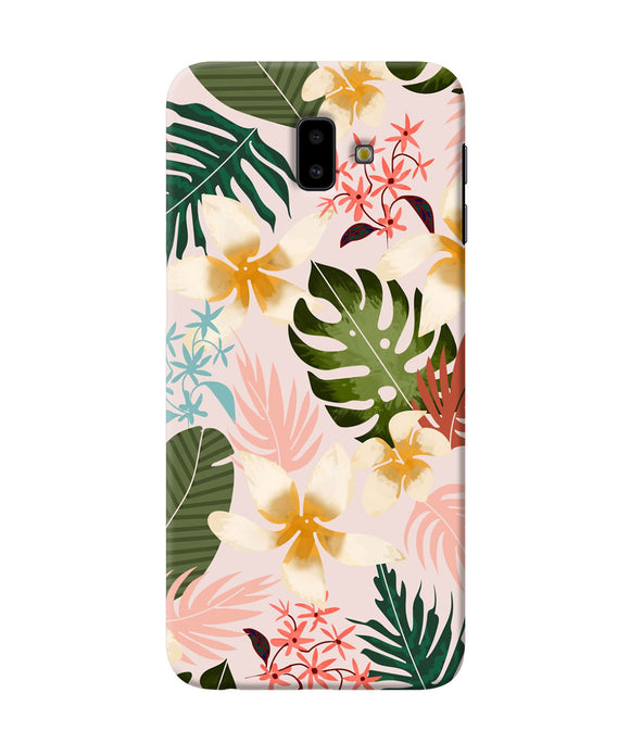 Leaf Print Samsung J6 Plus Back Cover