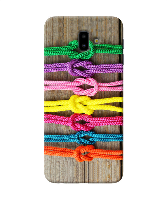 Colorful Shoelace Samsung J6 Plus Back Cover