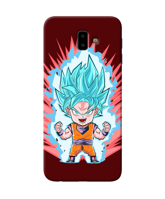 Goku Little Character Samsung J6 Plus Back Cover