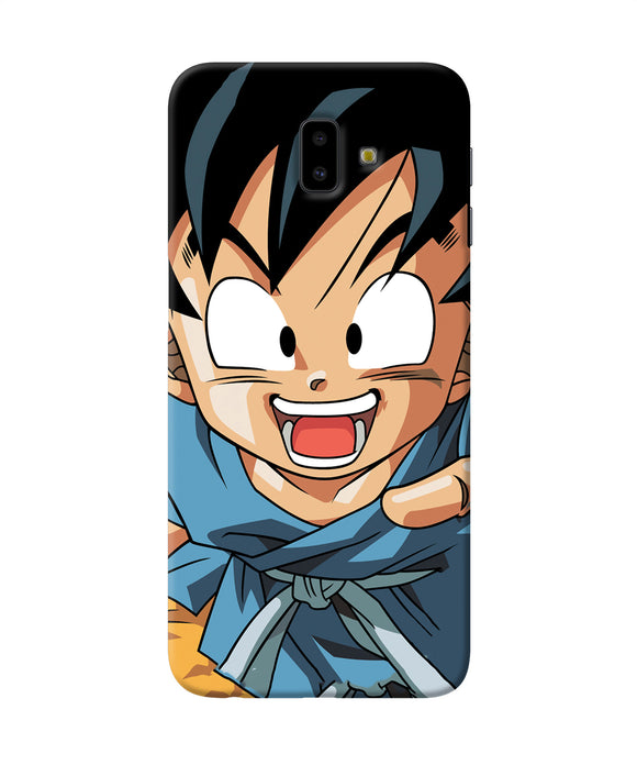 Goku Z Character Samsung J6 Plus Back Cover