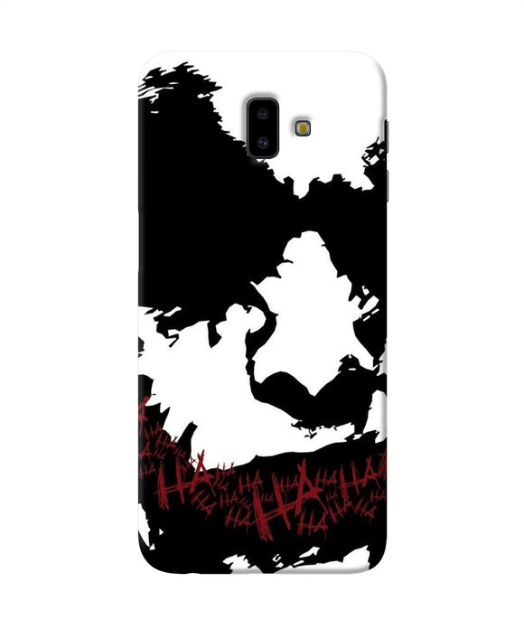 Black And White Joker Rugh Sketch Samsung J6 Plus Back Cover