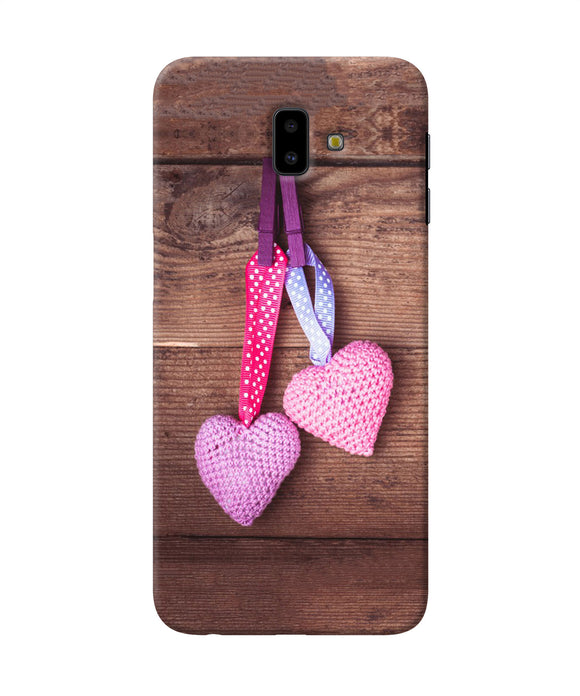 Two Gift Hearts Samsung J6 Plus Back Cover