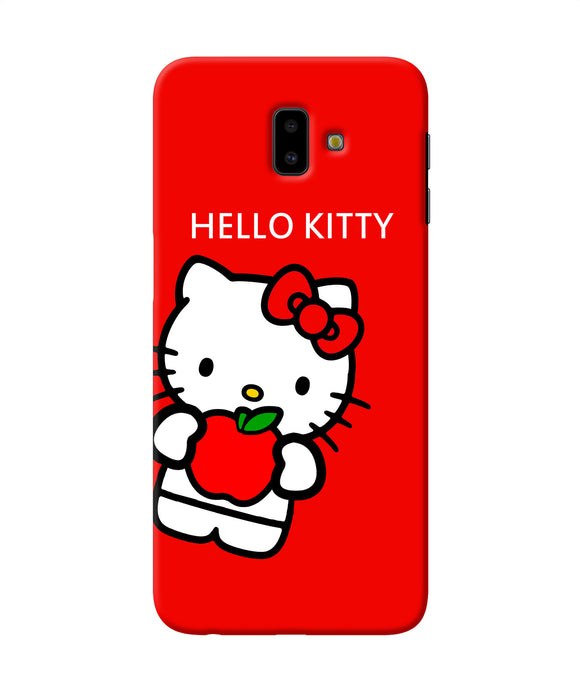 Hello Kitty Red Samsung J6 Plus Back Cover