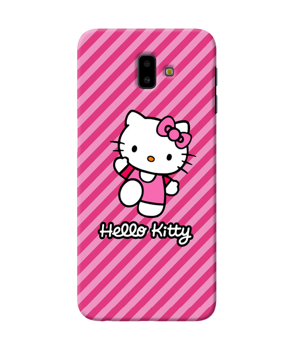 Hello Kitty Pink Samsung J6 Plus Back Cover