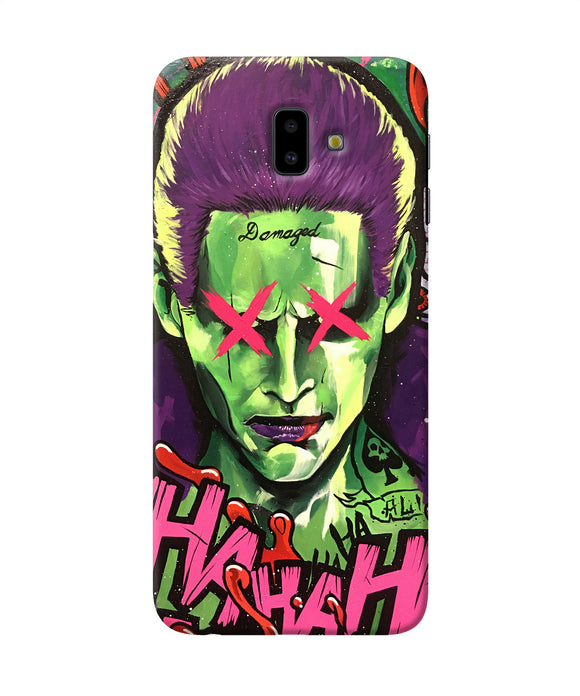 Damaged Joker Anim Samsung J6 Plus Back Cover
