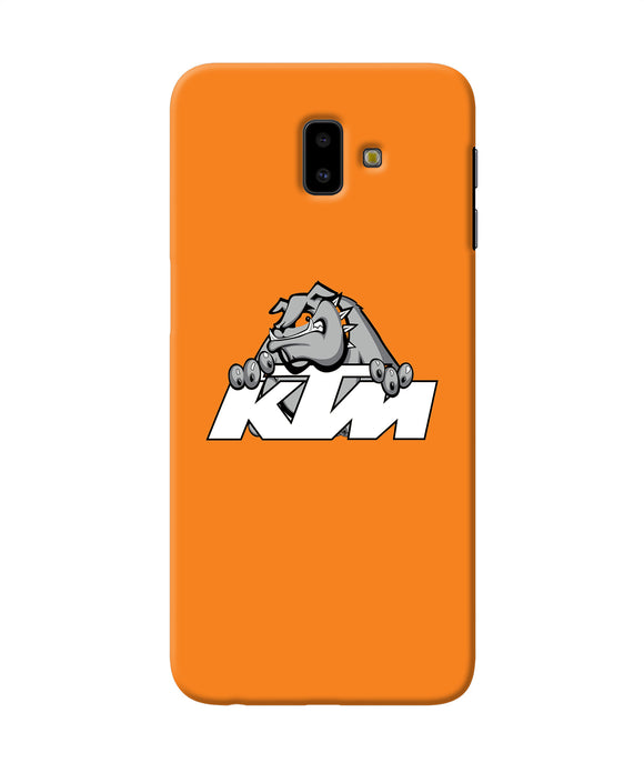 Ktm Dog Logo Samsung J6 Plus Back Cover