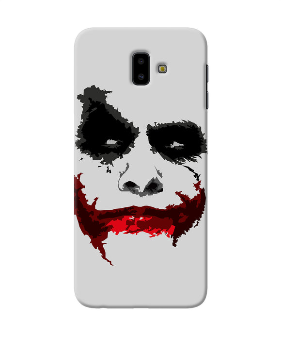 Joker Dark Knight Red Smile Samsung J6 Plus Back Cover