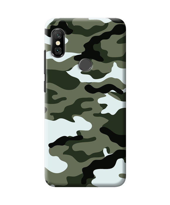 Camouflage Redmi Note 6 Pro Back Cover