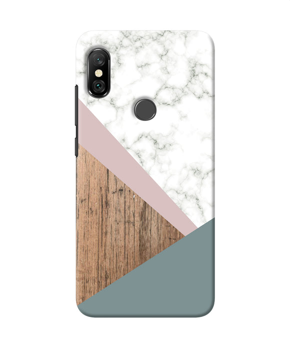 Marble Wood Abstract Redmi Note 6 Pro Back Cover