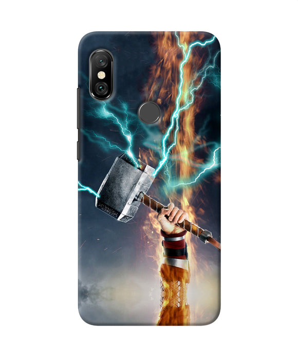 Thor Hammer Mjolnir Redmi Note 6 Pro Back Cover