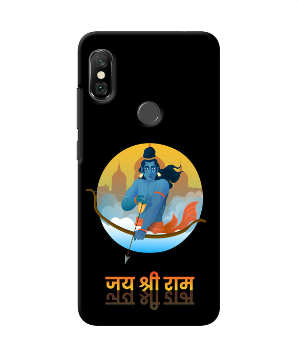 Black Jay Shree Ram Redmi Note 6 Pro Back Cover