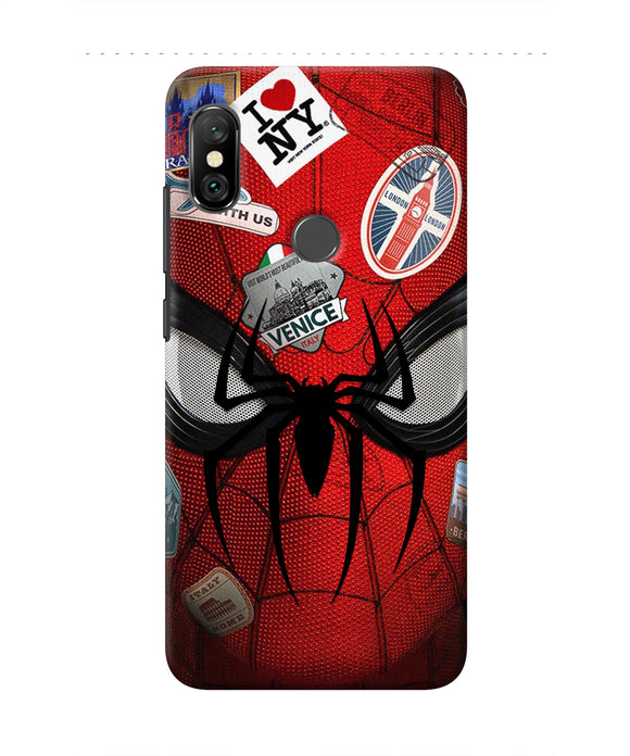 Spiderman Far from Home Redmi Note 6 Pro Real 4D Back Cover