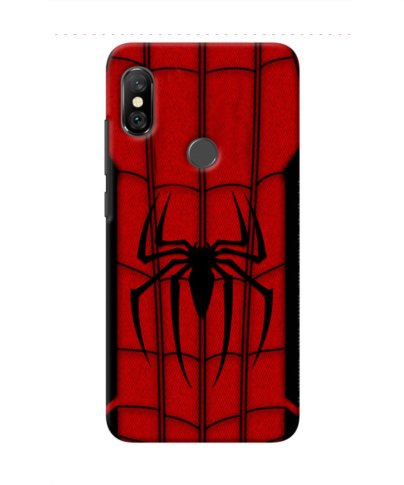 Spiderman Costume Redmi Note 6 Pro Real 4D Back Cover