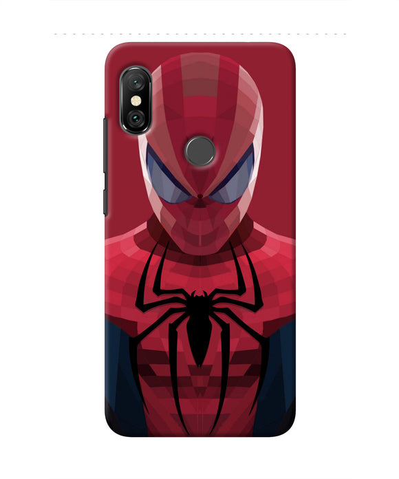 Spiderman Art Redmi Note 6 Pro Real 4D Back Cover