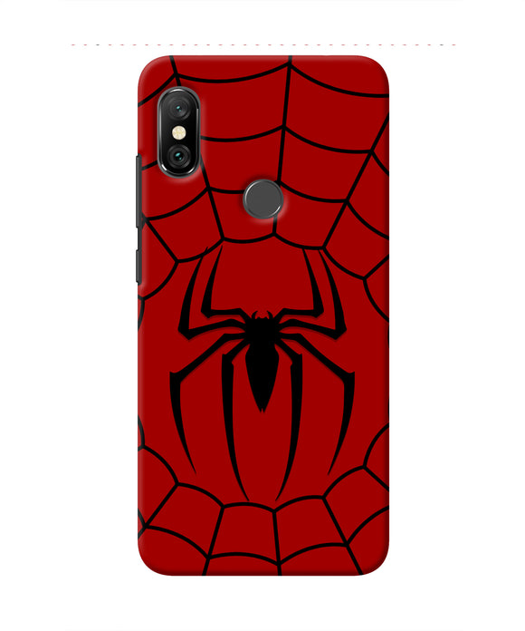 Spiderman Web Redmi Note 6 Pro Real 4D Back Cover