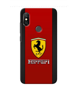 Ferrari Abstract Red Redmi Note 6 Pro Real 4D Back Cover