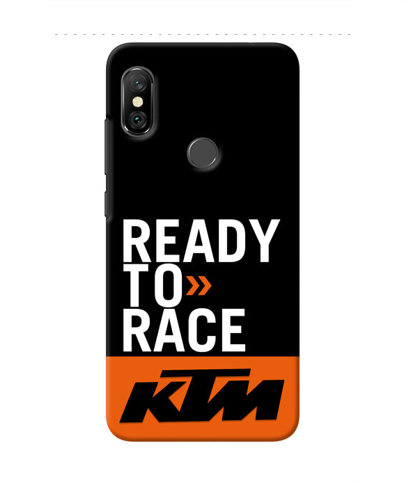 KTM Ready To Race Redmi Note 6 Pro Real 4D Back Cover