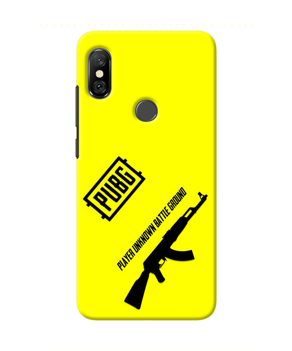 PUBG AKM Gun Redmi Note 6 Pro Real 4D Back Cover